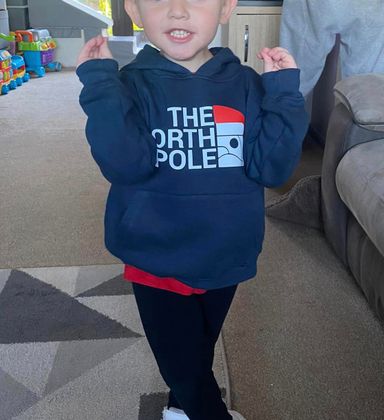 North Pole Hoodie - Blue